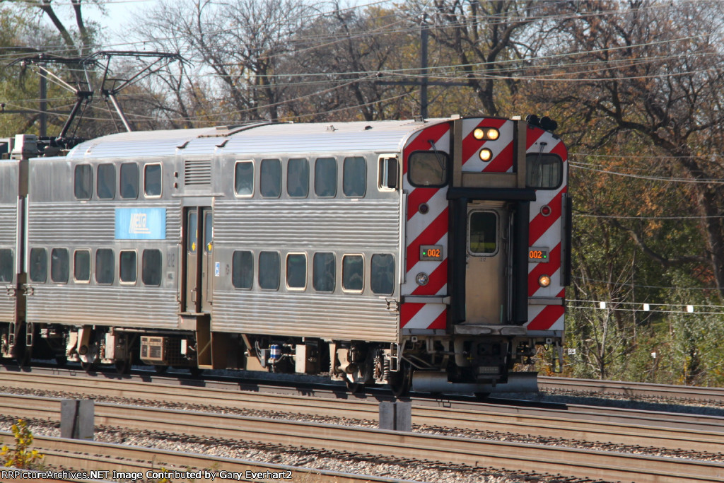 Northbound Metra Train #002